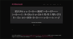 Desktop Screenshot of abbasinasab.com
