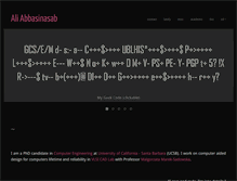 Tablet Screenshot of abbasinasab.com